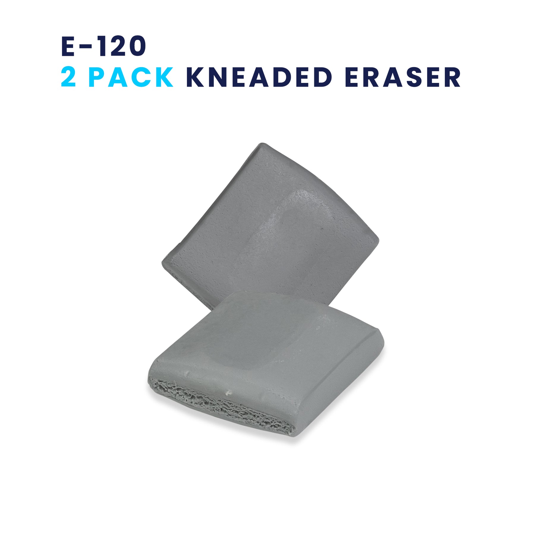 Eraser: Kneaded - large, 1.38" x 1.38" x .38"