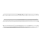 Pacific Arc | Economy Triangular Scale Ruler | Architect, Engineer, Mechanical Engineer & Metric Scales.