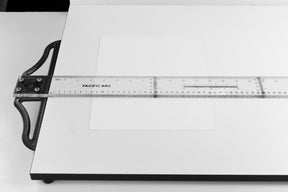 Pacific Arc 18 to 42 Inch T Square, Traditional Acrylic Graduated in Inch and Metric, Detachable Head