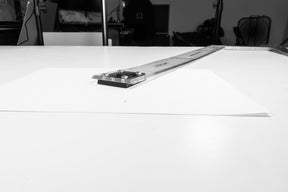 Pacific Arc 18 to 42 Inch T Square, Traditional Acrylic Graduated in Inch and Metric, Detachable Head