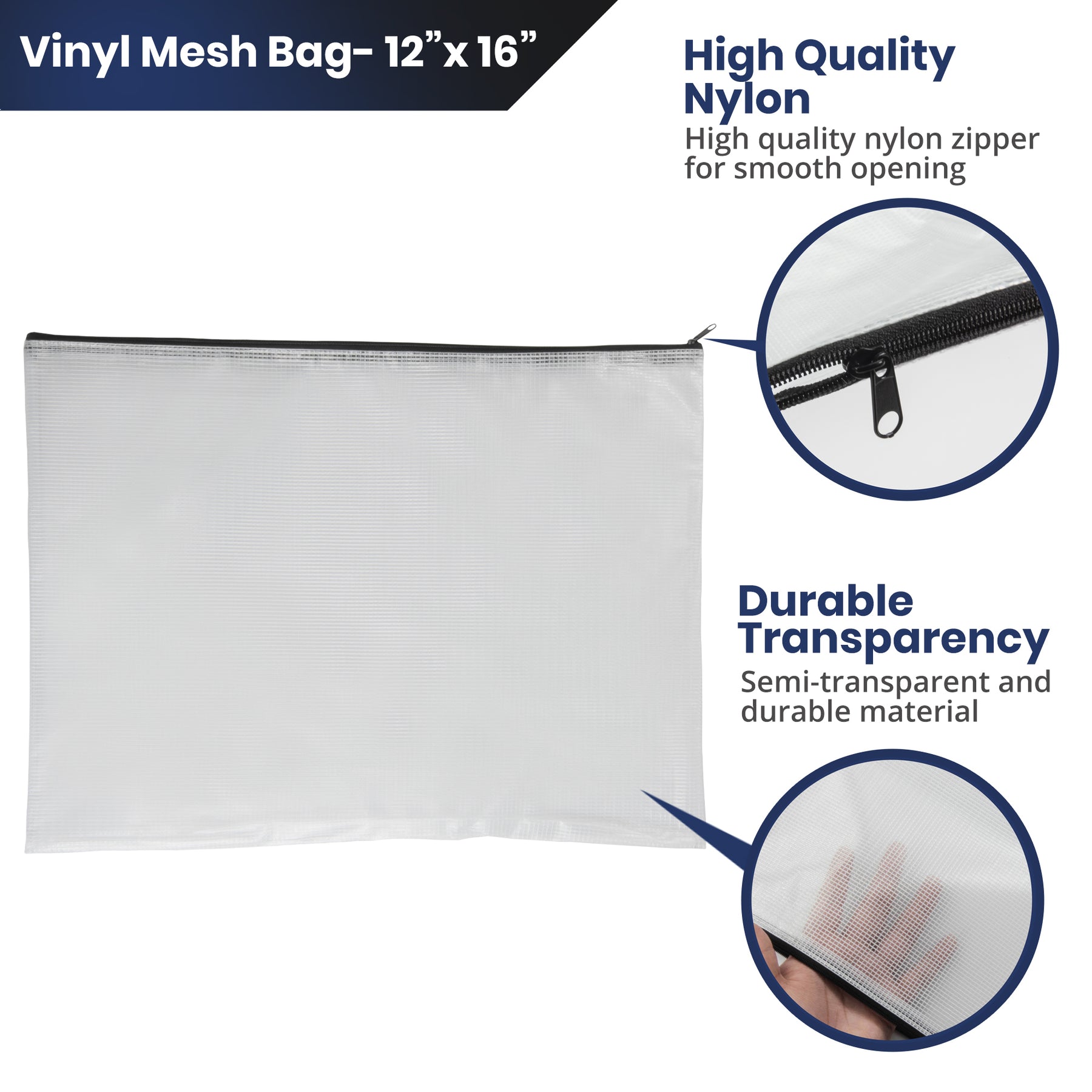 Art Portfolio Mesh Bag