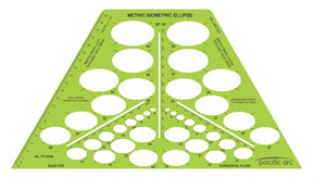 Pacific Arc Ellipse Template Guides, Ellipses in multiple projections for architecture, drafting, and design - great for students and professionals