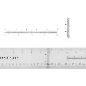 Pacific Arc 18 to 42 Inch T Square, Traditional Acrylic Graduated in Inch and Metric, Detachable Head