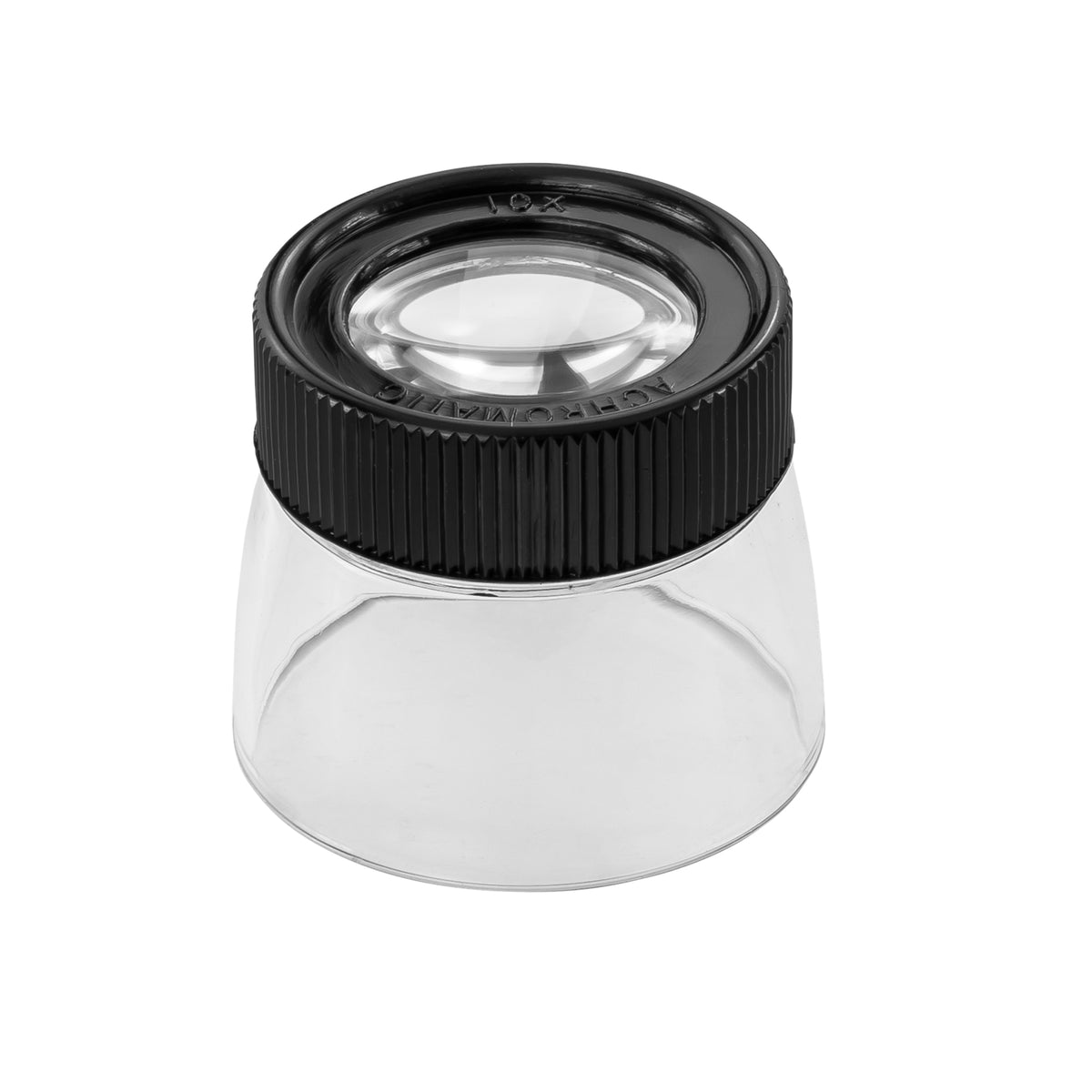 Pacific Arc Shadowless Magnifier Loupe with Stand, 10X magnifying glass, Jewelers Loupe for jewelry, coins, slide viewer for old slides, or specimen for Professionals and Hobbyists