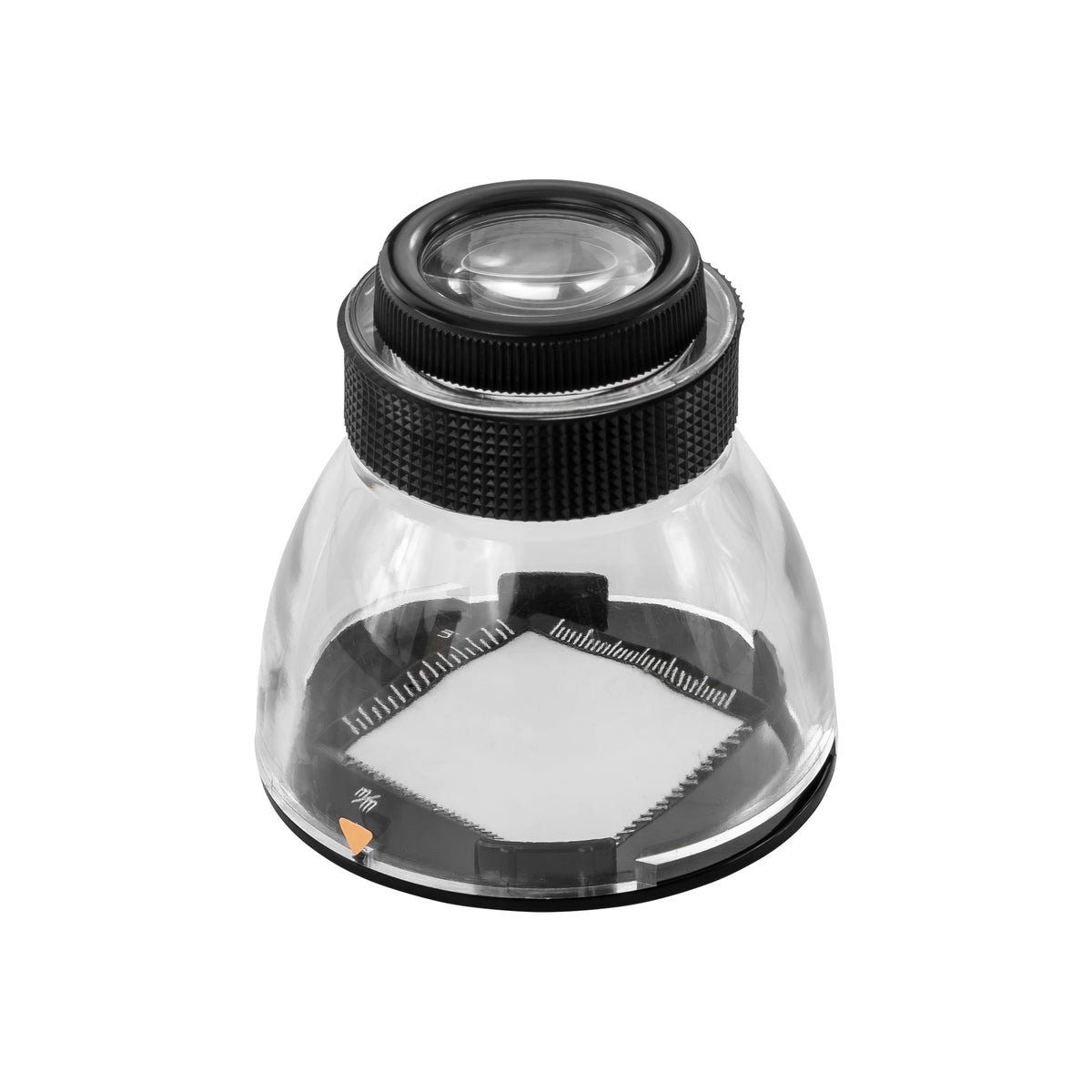Pacific Arc Scale Magnifier Loupe with Stand, 4.5X magnifying glass, Jewelers Loupe for jewelry, coins, slide viewer for old slides, or specimen for Professionals and Hobbyists