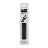 Pacific Arc - Artist Vine Charcoal, Soft, Black 4 Charcoal Sticks for Drawing, Sketching, and Fine Art