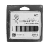 Pacific Arc - Sketching Pastel Set - Traditional Artist Tones - For Sketching, Blending, Coloring and Drawing - Non-Toxic