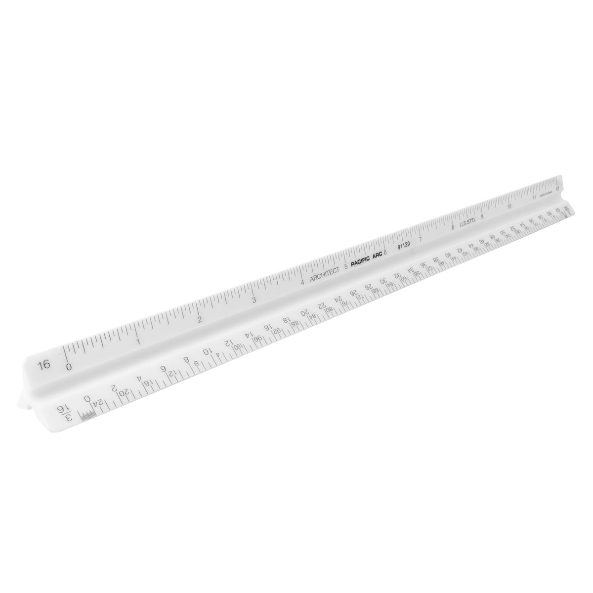Pacific Arc ME15 Stainless Steel Nonslip Ruler inch / Metric 15 inch