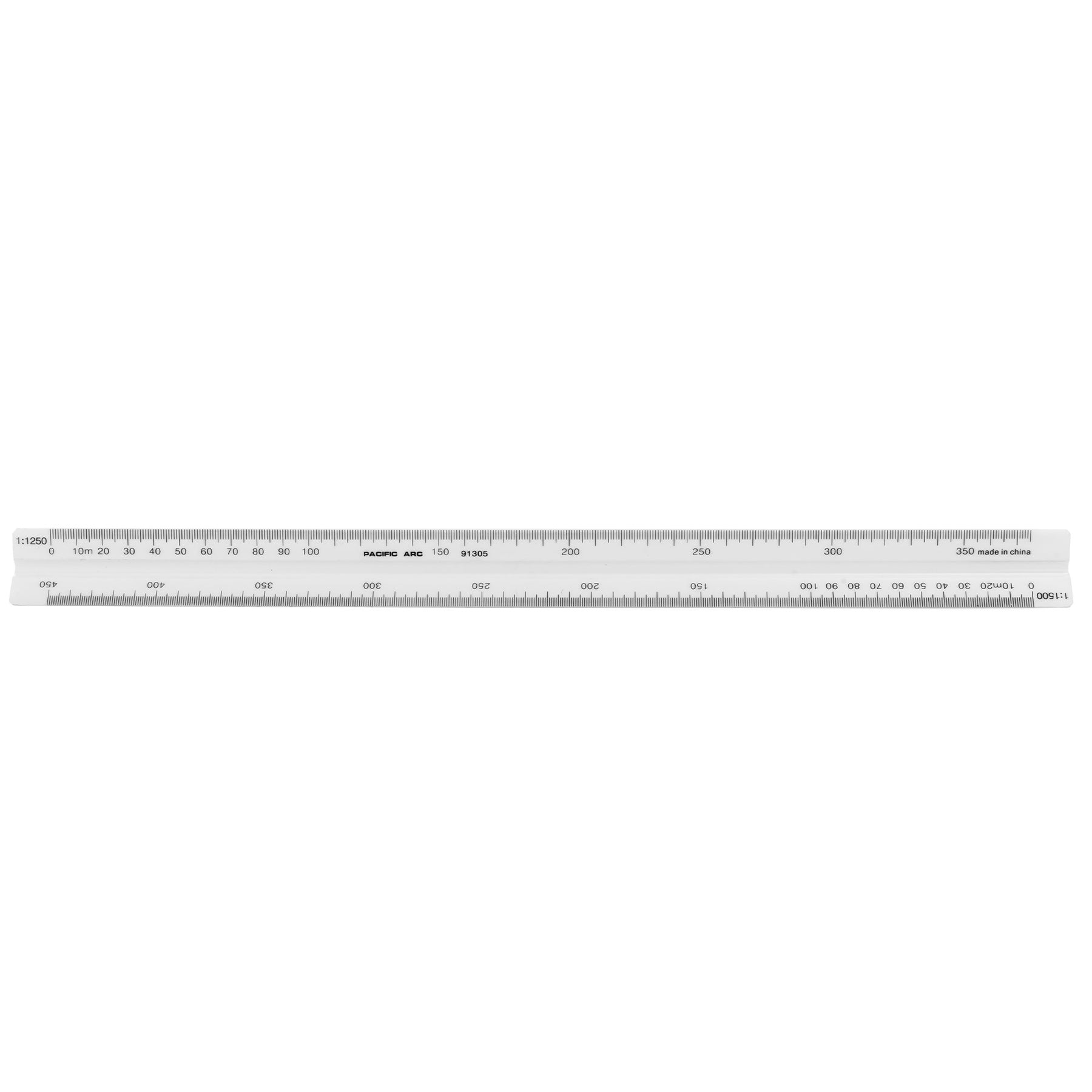 Pacific Arc - Easy Grip Ruler, 12 Inch, Inches and Centimeters, Clear