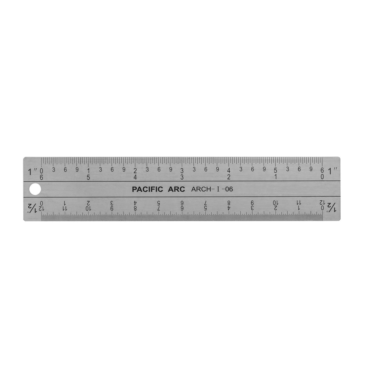 Pacific Arc Stainless Steel Ruler – Cork Backed (M)