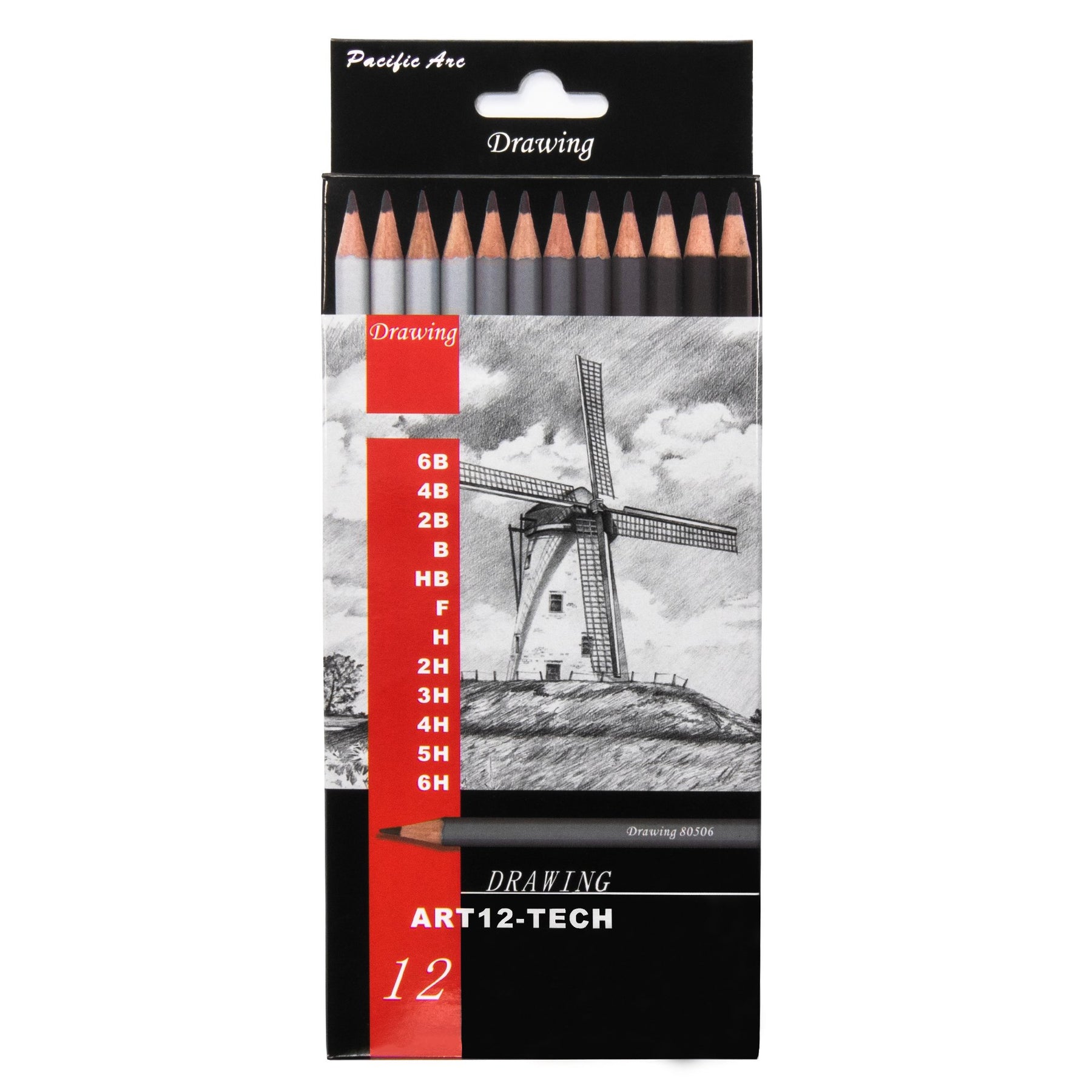 Premium Graphite Drawing Pencils for Artists, Soft Pack - Professional  Pencils for Drawing, Drafting, Sketching and Shading 12 Pk. - Great Non  Toxic