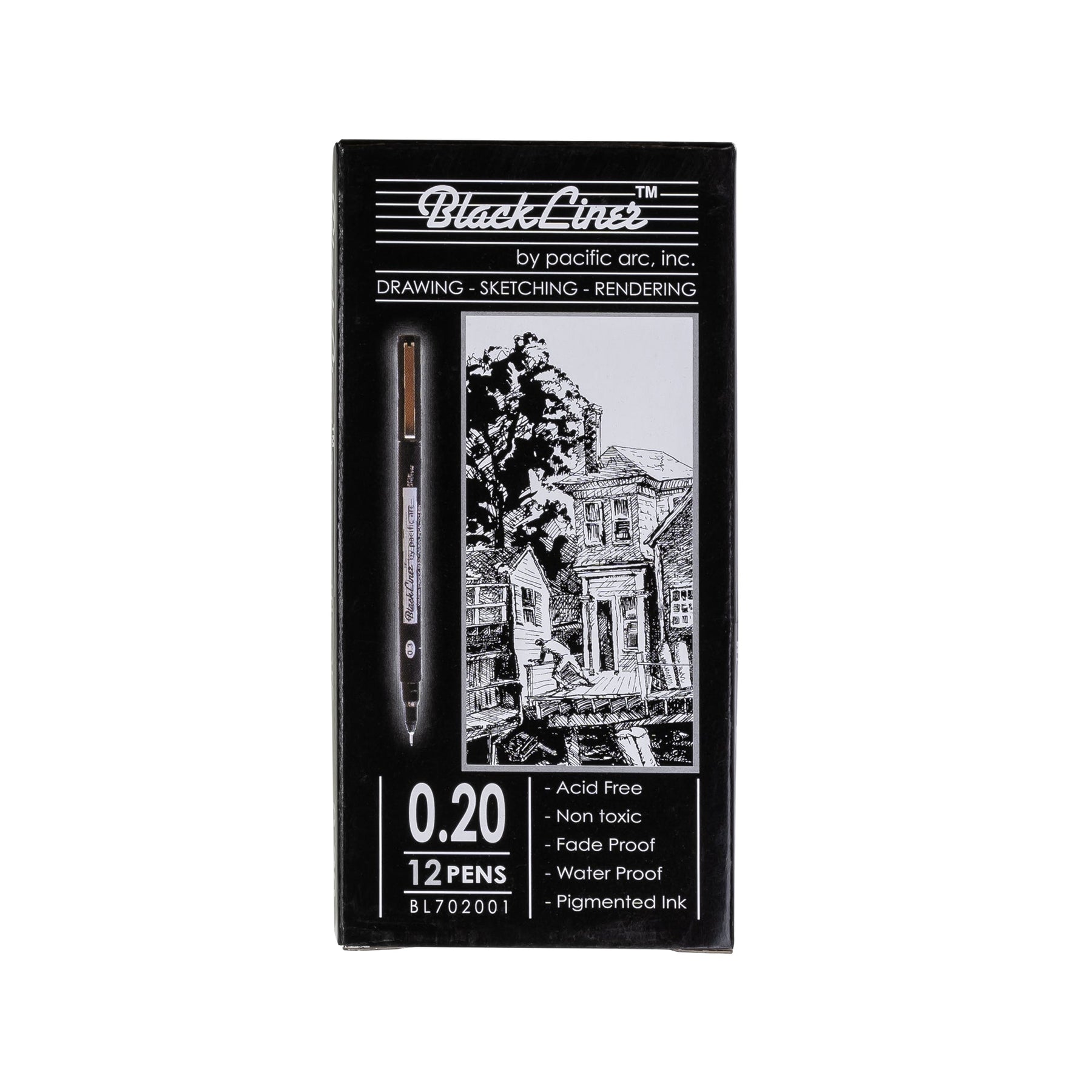 10 Pcs Waterproof Drawing Liner Set Dual Tip Lettering Markers Black Art  Marker for Sketching Drawing School Supplies