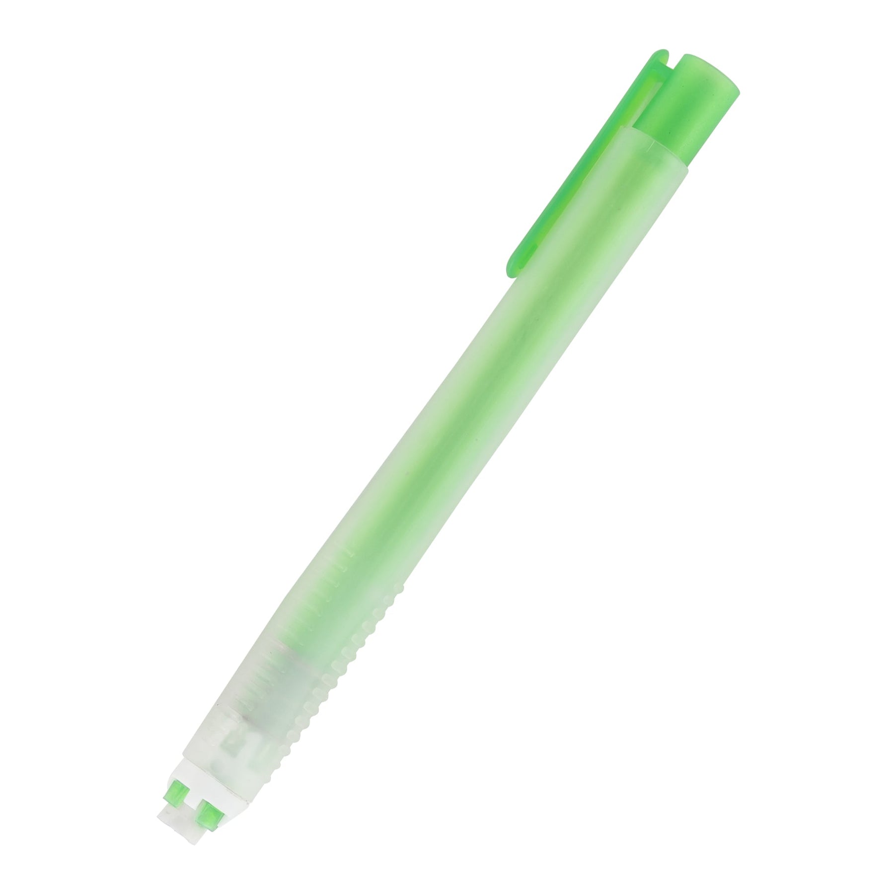 Pacific Arc, Eraser: Clip Stick, white plastic - w/transparent black holder