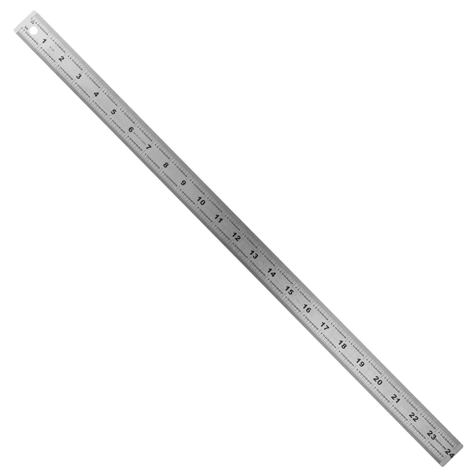 Pacific Arc Stainless Steel Ruler Non Skid, Cork or Rubber Back