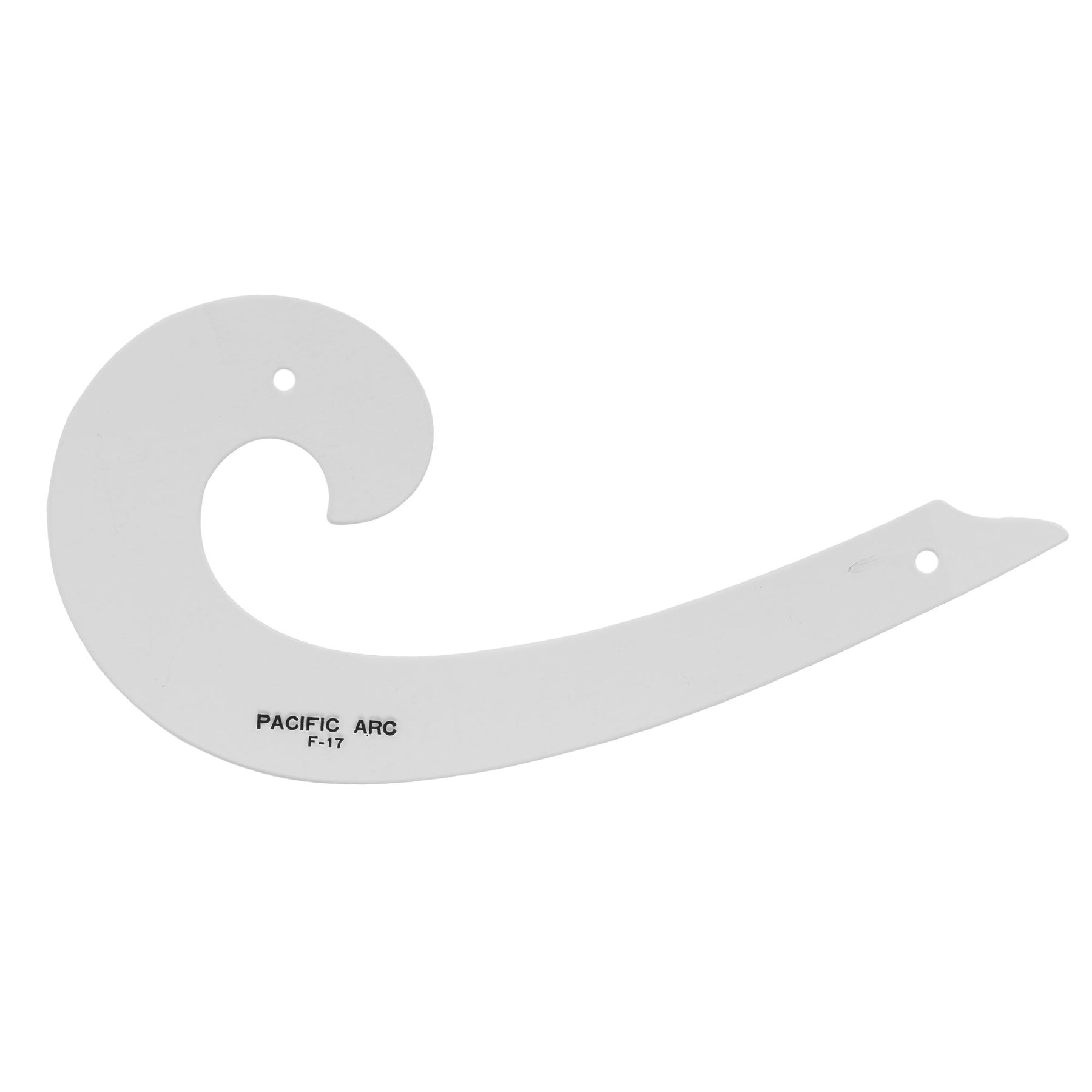 Pacific Arc,Professional French Curves, Acrylic, Plain Edge, 5.25 Inches