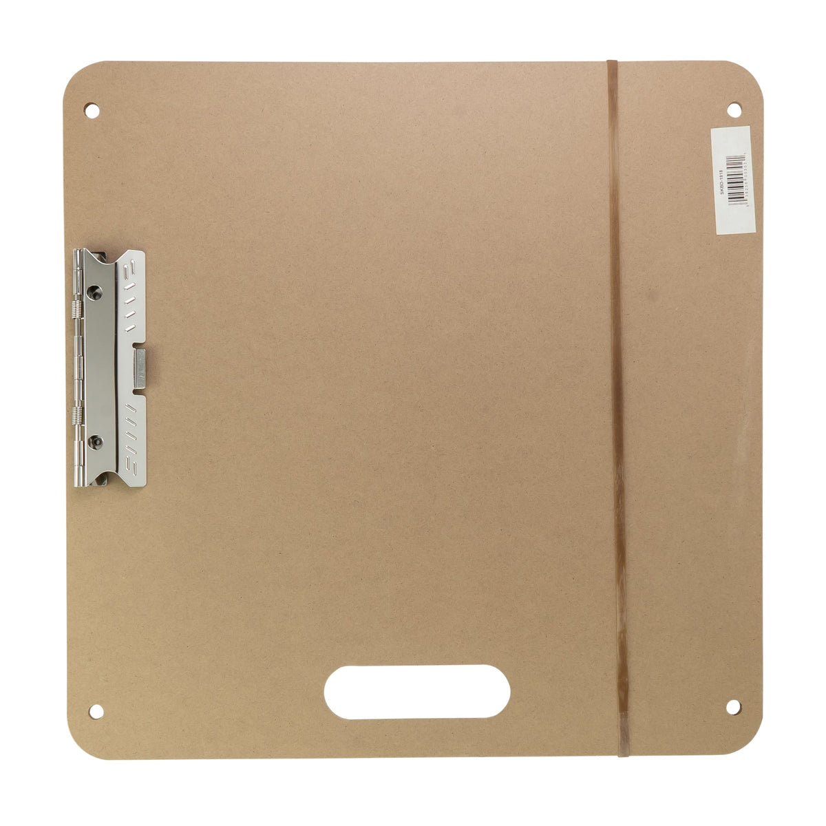 Field Sketch Board, Masonite with Cutout Handle, Clip, and Strap Holes, 13 Inch X 19 Inch
