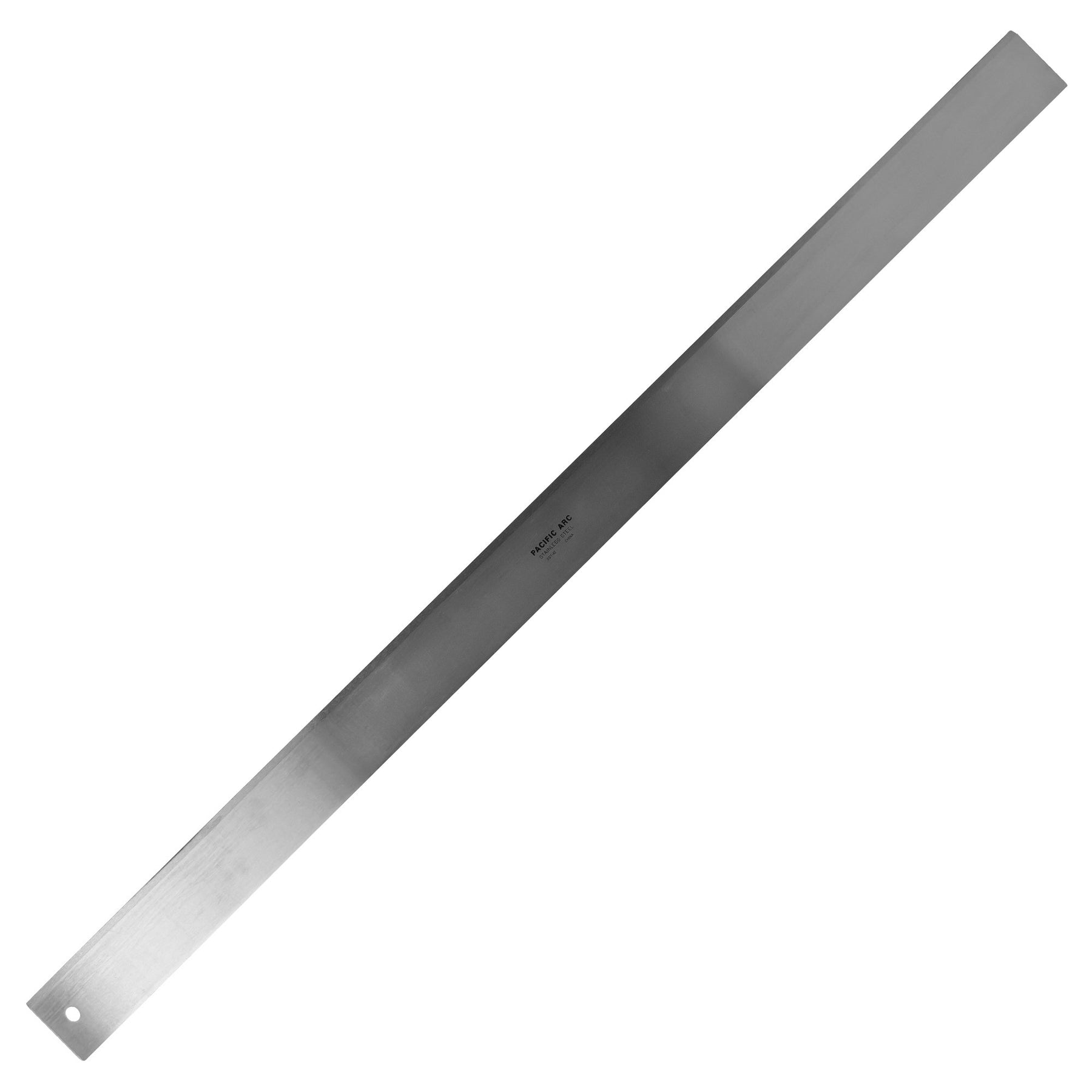 Pacific Arc, 12" Straight Edge Stainless Steel 0.09" Thick Steel, Heavy Duty