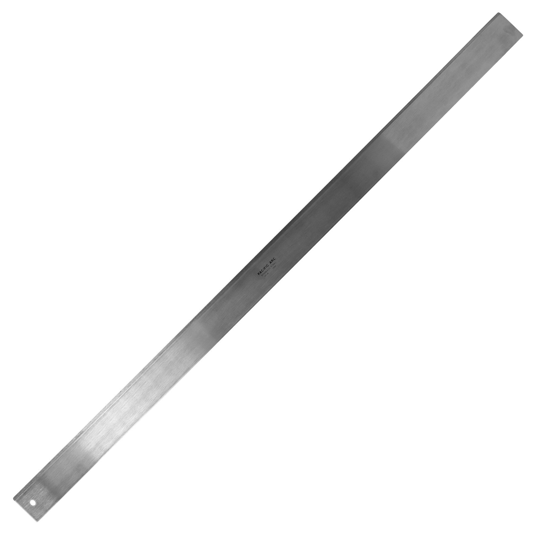 Pacific Arc, 12" Straight Edge Stainless Steel 0.09" Thick Steel, Heavy Duty