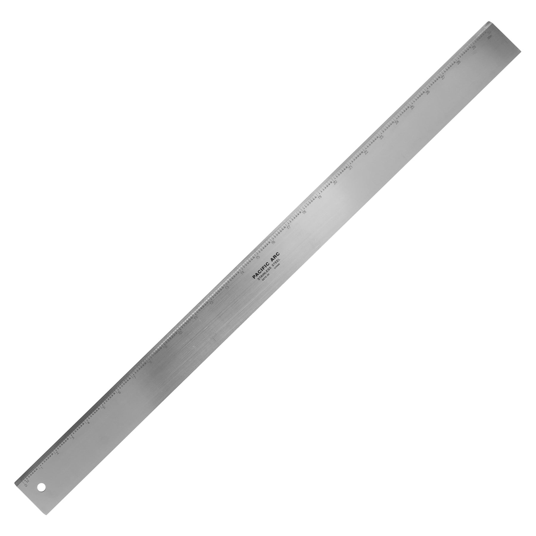 Pacific Arc, 12" Straight Edge Stainless Steel 0.09" Thick Steel, Heavy Duty