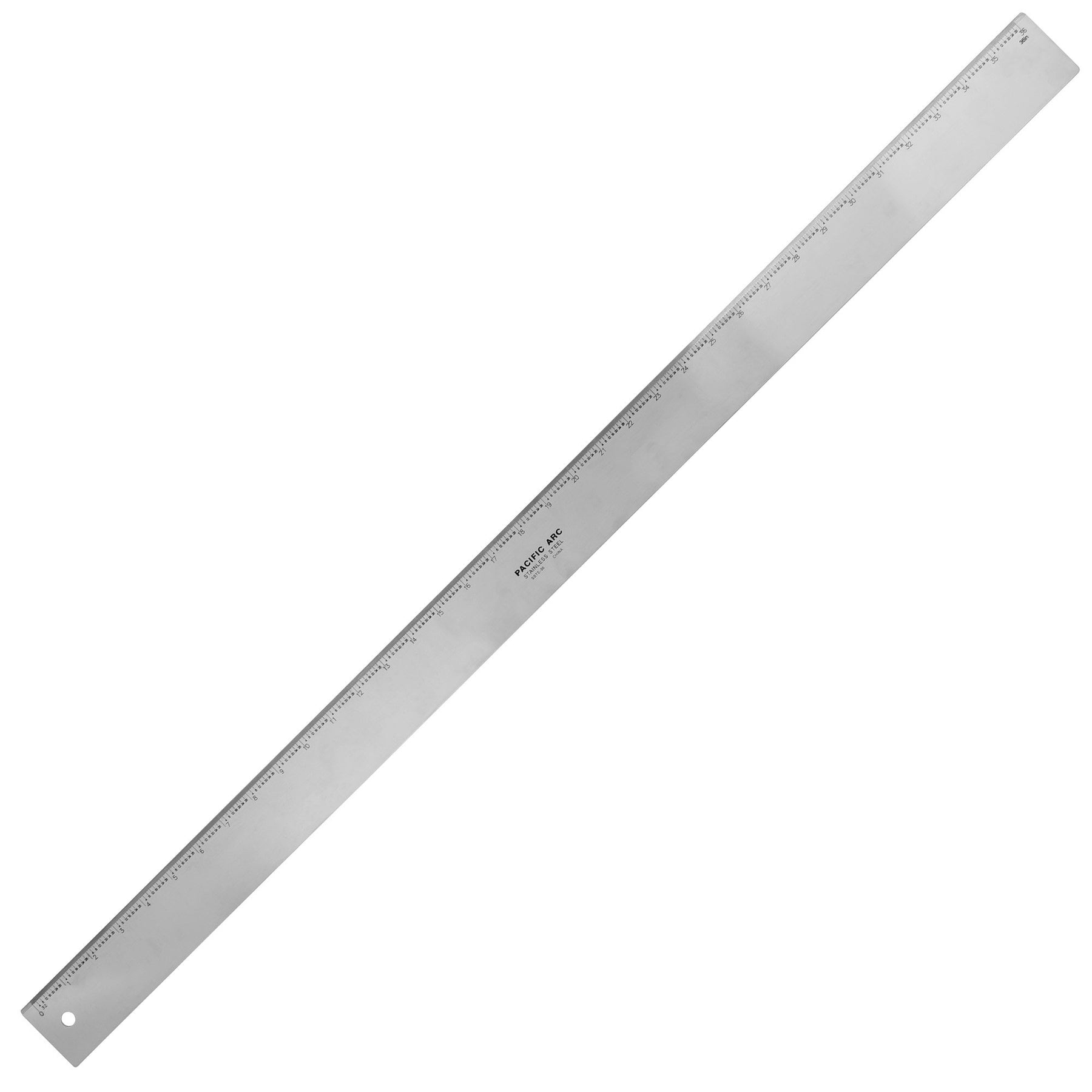 Pacific Arc, 12" Straight Edge Stainless Steel 0.09" Thick Steel, Heavy Duty