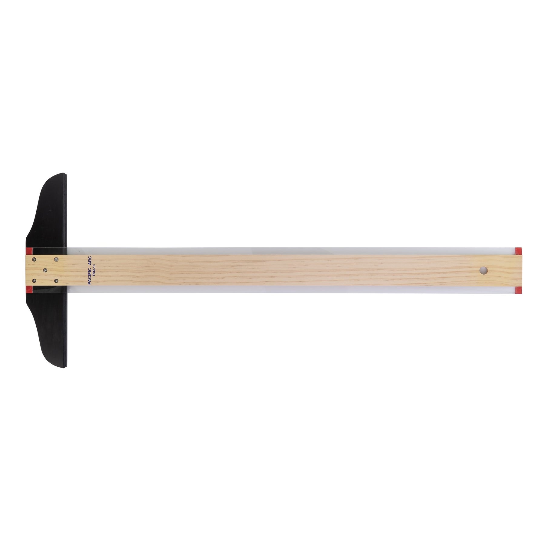 Pacific Arc, 18 Inch T Square, Traditional Maple Blade with Acrylic Edge