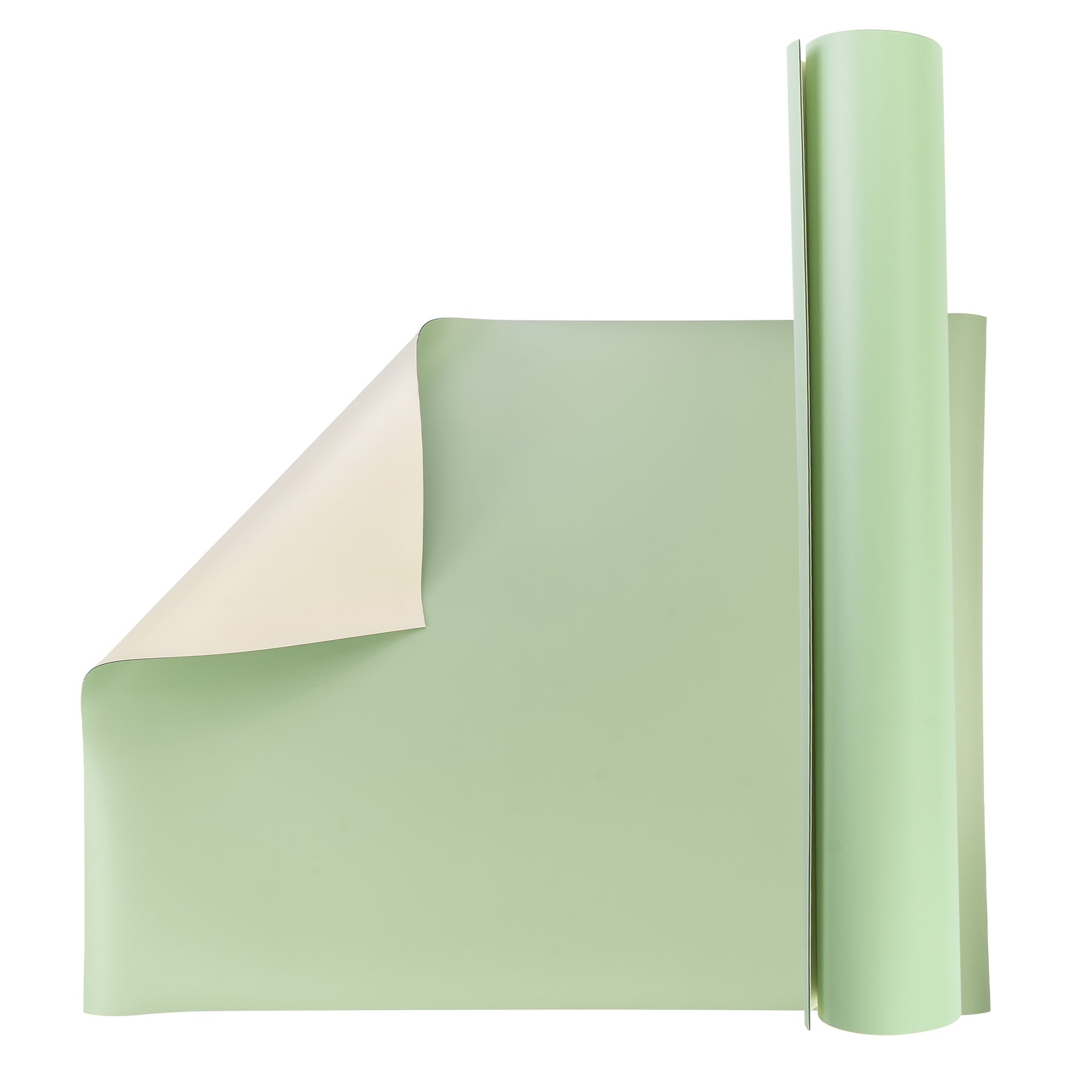 Pacific Arc, Vinyl Board Cover. Self Healing and Stain Resistant Green/Ivory Sheet,